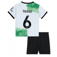 Dječji Nogometni Dres Liverpool Thiago Alcantara #6 Gostujuci 2023-24 Kratak Rukav (+ Kratke hlače)
